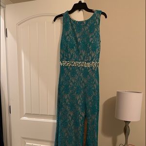 Turquoise Prom Dress